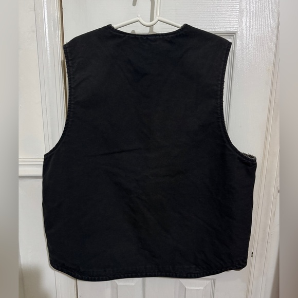 Carhartt Vest Relaxed Fit Washed Duck Sherpa-Lined Vest
"Black" Men's XL - Picture 2 of 5